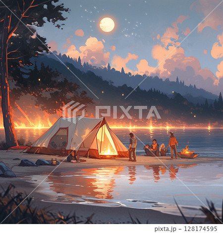 季節のイベント/友人・家族で楽しむアウトドア 季節のイベント/友人・家族で楽しむアウトドア 128174595