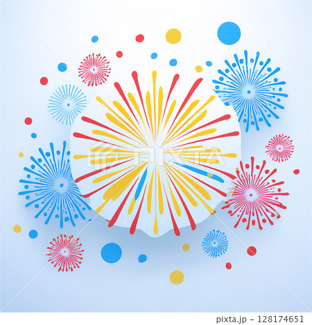 花火のイラスト 花火のイラスト 128174651