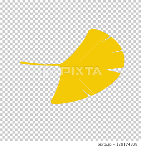 イチョウの葉のベクターイラスト_17 イチョウの葉のベクターイラスト_17 128174839