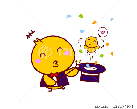 ひよこの手品 128174971