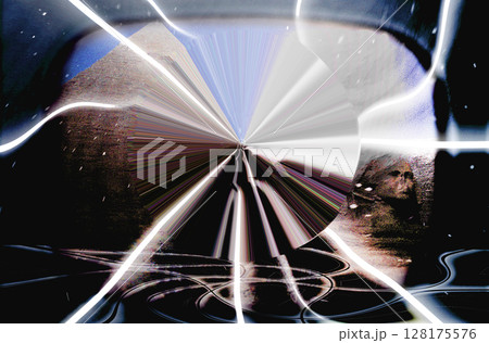 Cathode-ray tube television.  128175576