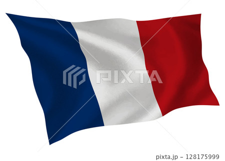 フランス　国　旗　シルク　アイコン 128175999