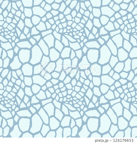 Abstract modern giraffe seamless pattern. Animals trendy background. Colorful decorative vector stock illustration for print, card, postcard, fabric, textile. Modern ornament of stylized skin 128176653