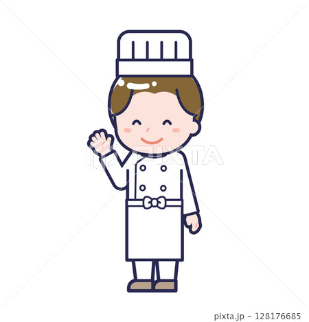 シェフ/ななめ/男性 10 シェフ/ななめ/男性 10 128176685