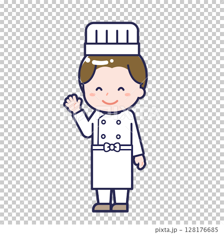 シェフ/ななめ/男性 10 シェフ/ななめ/男性 10 128176685