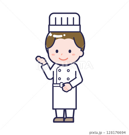 シェフ／ななめ／男性 18 128176694