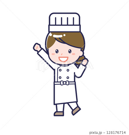 シェフ／ななめ／女性 06 128176714