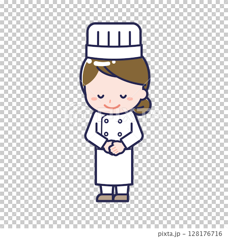 廚師/對角線/女性 08 128176716