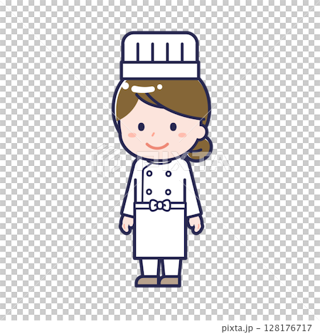 廚師/對角線/女性 09 128176717
