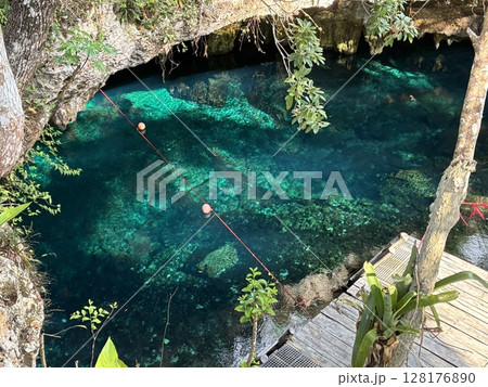 カンクンのグランセノーテ 128176890