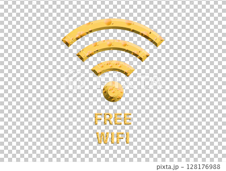 Wi-Fi 標記、起司、免費 wifi 插圖、圖示、象形圖 128176988