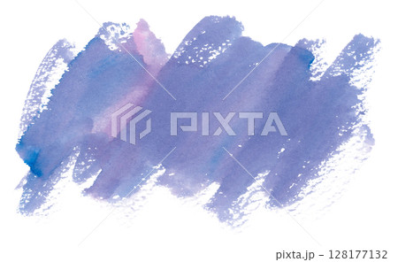 かすれた水彩素材(パープル) かすれた水彩素材(パープル) 128177132