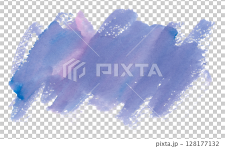 かすれた水彩素材(パープル) かすれた水彩素材(パープル) 128177132