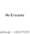 ピクセルフォント-No Excuses- 128177235