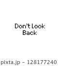ピクセルフォント-Don't Look Back- 128177240