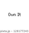 ピクセルフォント-Own It- 128177243