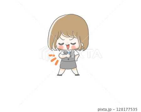 おまかせください 128177535