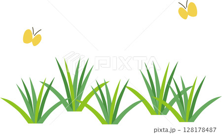 野原の背景イラスト素材 128178487