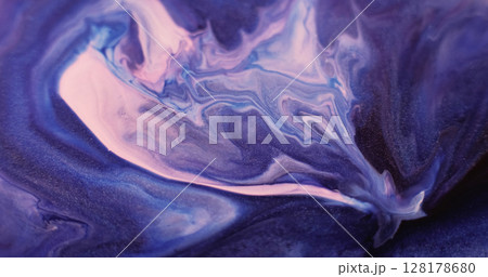 Sparkling ink. Ripple texture. Defocused blue purple color water glitter wet substance particles waving on abstract art background. Sparkling ink. Ripple texture. Defocused blue purple color water glitter wet substance particles waving on abstract art background. 128178680