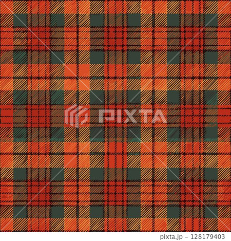 seamless tartan plaid background pattern with traditional colors. vector illustration. 128179403