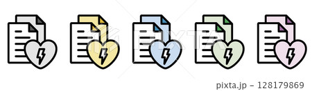 イラストアイコン素材セット:ドキュメントファイル152 イラストアイコン素材セット:ドキュメントファイル152 128179869