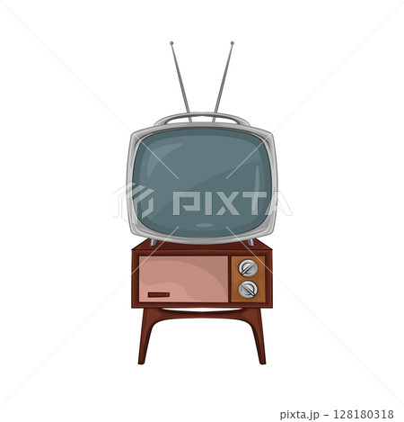 Illustration of Old Tv Illustration of Old Tv 128180318