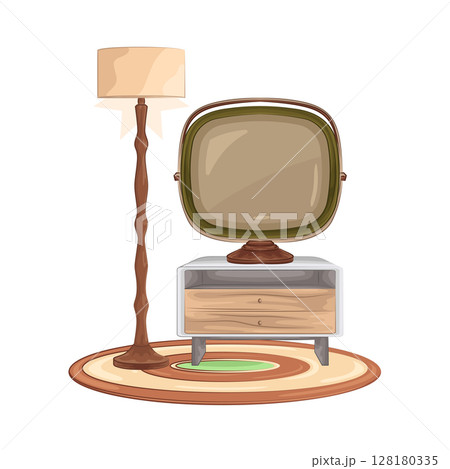Illustration of Old Tv Illustration of Old Tv 128180335