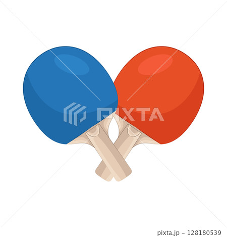 Illustration of Ping pong paddle 128180539