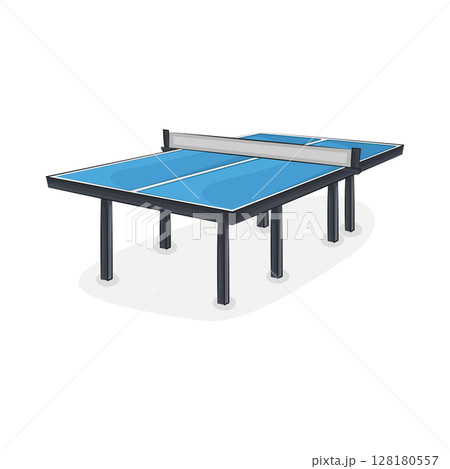 Illustration of Ping pong table Illustration of Ping pong table 128180557
