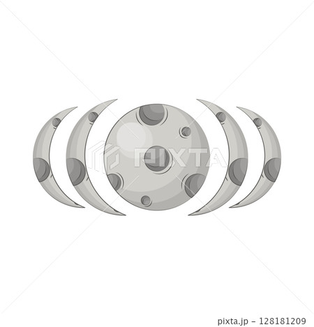 Illustration of Moon Illustration of Moon 128181209