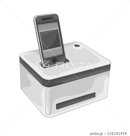 Illustration of Printer 128181459