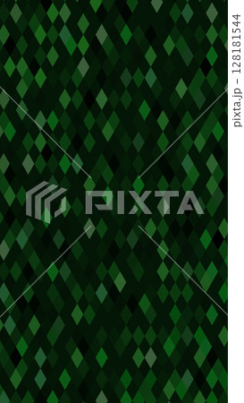深緑色のキラキラ菱形模様背景素材 9:16 深緑色のキラキラ菱形模様背景素材 9:16 128181544
