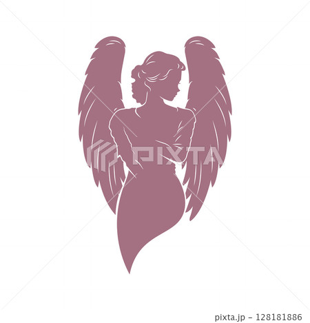 Goddess Looking over her shoulder in Calm Aura 128181886