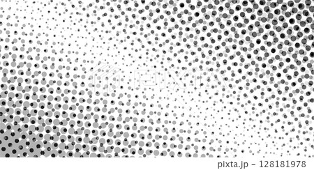 網点　グラデーション　カラーハーフトン　背景 128181978
