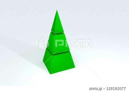 パーパスなどに使える立体的な四角錐 パーパスなどに使える立体的な四角錐 128182077