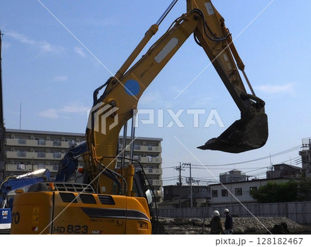 建築現場の重機」 建築現場の重機」 128182467