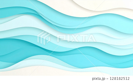 水色の流れるような背景素材 128182512