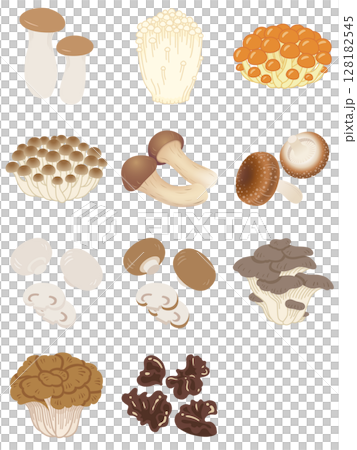 Mushroom icon set Mushroom icon set 128182545