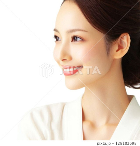 美しい肌の女性 128182698