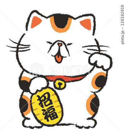 招き猫/エキゾチックショートヘア 128182910
