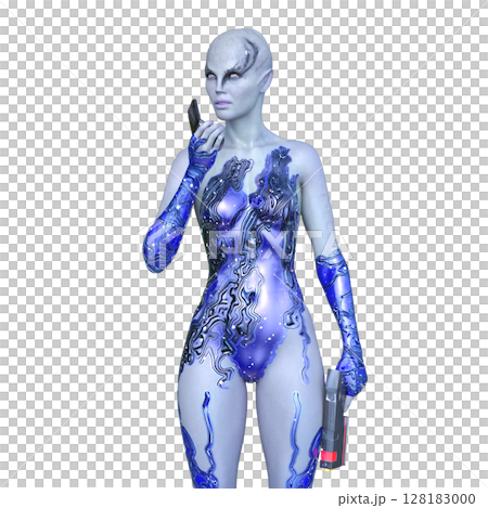 女性サイボーグ 128183000
