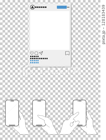 智慧型手機和SNS螢幕 智慧型手機和SNS螢幕 128183439