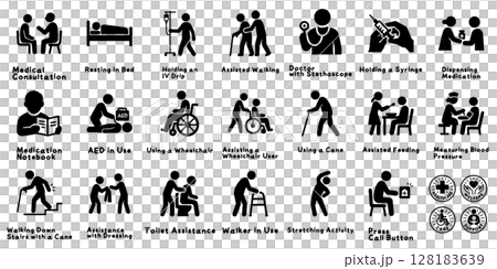 Medical and Welfare Pictogram I 128183639