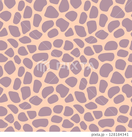 Abstract modern giraffe seamless pattern. Animals trendy background. Colorful decorative vector stock illustration for print, card, postcard, fabric, textile. Modern ornament of stylized skin 128184341