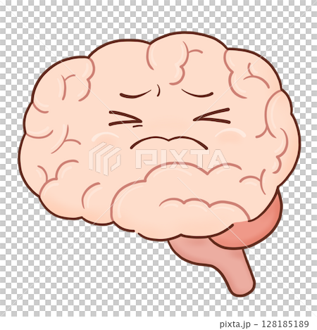 痛がる脳(カラー) 痛がる脳(カラー) 128185189