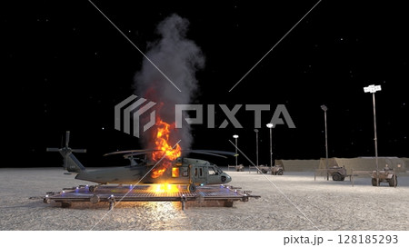 軍事キャンプ 軍事キャンプ 128185293