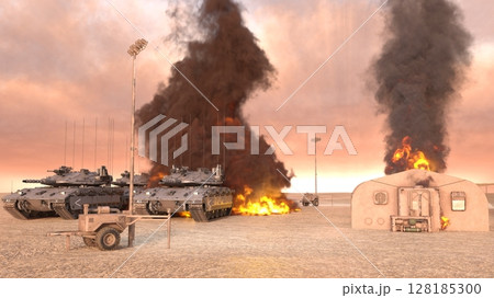 軍事キャンプ 軍事キャンプ 128185300