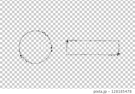 繊細なお花のフレーム_セット 繊細なお花のフレーム_セット 128185478