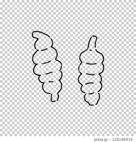 牛蒡線描 牛蒡線描 128186919