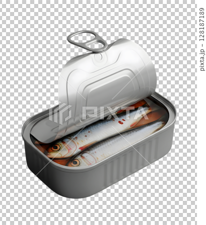 Open Can of Sardines Minimalist 3D Rendering in a Soft And Smooth Renderer Open Can of Sardines Minimalist 3D Rendering in a Soft And Smooth Renderer 128187189